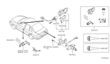 Diagram for 2004 Nissan Sentra Car Key - H0564-3Z000