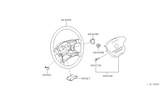 Diagram for 2001 Nissan Sentra Steering Wheel - 48430-5M002