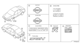 Diagram for 2004 Nissan Sentra Emblem - 80894-6Z200