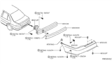 Diagram for 2001 Nissan Sentra Bumper - H5022-5M025