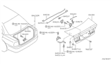 Diagram for Nissan Sentra Trunk Latch - 84630-4Z300