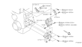 Diagram for 2005 Nissan Sentra Alternator Bracket - 11710-4Z000