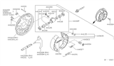 Diagram for 2003 Nissan Sentra Wheel Cylinder Repair Kit - 44100-4M410