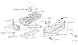 Diagram for 2002 Nissan Sentra Valve Cover Gasket - 13271-4M501