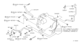 Diagram for 2000 Nissan Sentra Oil Cooler Hose - 21621-4Z000