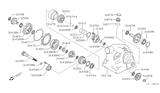 Diagram for 2004 Nissan Altima Differential Bearing - 31408-80X19