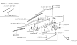 Diagram for 2005 Nissan Sentra Wiper Blade - 28890-3Z610