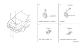 Diagram for 2005 Nissan Sentra Horn - 25620-5M000