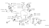 Diagram for 2006 Nissan Sentra Engine Mount - 11248-4M410