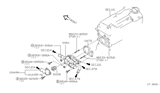 Diagram for 2003 Nissan Sentra Thermostat Gasket - 11072-4Z000