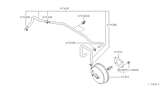 Diagram for 2003 Nissan Sentra Brake Booster Vacuum Hose - 47430-4Z100