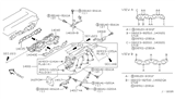 Diagram for 2002 Nissan Sentra Intake Manifold - 14040-5U000