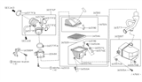 Diagram for Nissan Sentra Air Duct - 16576-AU415