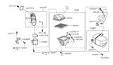 Diagram for 2000 Nissan Sentra Air Filter Box - 16526-4M800