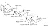 Diagram for Nissan Sentra Bumper - H5022-6Z525