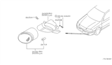 Diagram for 2004 Nissan Sentra Fog Light - 26150-00Q00