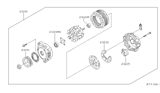 Diagram for Nissan Sentra Alternator Pulley - 23151-6N200