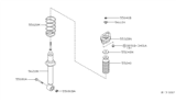 Diagram for 2001 Nissan Sentra Bump Stop - 55240-4M400