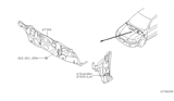 Diagram for 2001 Nissan Sentra Dash Panels - 76240-4Z030