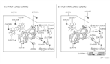 Diagram for 2002 Nissan Sentra A/C Condenser Fan - 21481-6M110