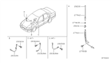 Diagram for 2000 Nissan Sentra Antenna - 28206-5M000