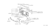 Diagram for 1988 Nissan Hardbody Pickup (D21) Radiator Support - 62520-35G00