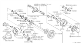 Diagram for 1993 Nissan Pathfinder Axle Shaft - 38162-10G01