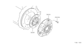 Diagram for 1994 Nissan Hardbody Pickup (D21) Pressure Plate - 30210-56G00