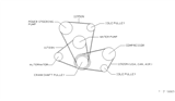 Diagram for Nissan Stanza Serpentine Belt - 02117-90523