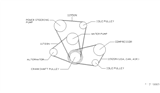 Diagram for Nissan Serpentine Belt - 02117-92523