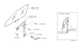 Diagram for Nissan Pathfinder Window Motor - 80731-78G10