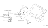 Diagram for 1986 Nissan Hardbody Pickup (D21) EGR Tube - 14120-80W03