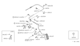 Diagram for 1986 Nissan Hardbody Pickup (D21) Throttle Cable - 18201-09G01