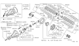 Diagram for 1992 Nissan Hardbody Pickup (D21) Pinion Bearing - 38120-76500