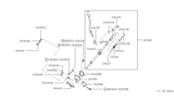 Diagram for Nissan Hardbody Pickup (D21) Automatic Transmission Shifter - 34102-09G10