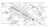 Diagram for Nissan Van Differential Cover - 38350-C6002