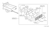 Diagram for 1988 Nissan Hardbody Pickup (D21) Tail Light - 26526-15G20