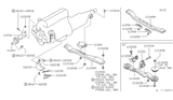 Diagram for 1994 Nissan Hardbody Pickup (D21) Motor And Transmission Mount - 11210-35G00