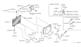 Diagram for 1993 Nissan Hardbody Pickup (D21) Radiator - 21460-S3810