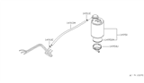 Diagram for 1992 Nissan Hardbody Pickup (D21) Vapor Canister - 14950-S3800