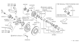 Diagram for 1986 Nissan Hardbody Pickup (D21) Steering Knuckle - 40014-31G50