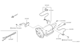 Diagram for 1988 Nissan Hardbody Pickup (D21) Vehicle Speed Sensor - 31935-41X61