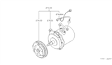 Diagram for 1986 Nissan Hardbody Pickup (D21) A/C Clutch - 92660-01G00