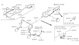 Diagram for 1986 Nissan Hardbody Pickup (D21) Brake Line - 46210-31G10