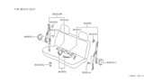 Diagram for 1986 Nissan Hardbody Pickup (D21) Seat Belt - 86840-01G01