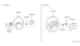 Diagram for Nissan Hardbody Pickup (D21) Steering Wheel - 48430-75P11