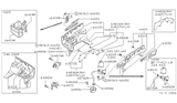 Diagram for Nissan Hardbody Pickup (D21U) Wheelhouse - 64836-01G00
