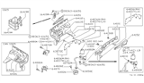 Diagram for 1997 Nissan Hardbody Pickup (D21U) Wheelhouse - 64836-01G00