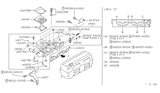 Diagram for 1993 Nissan Pathfinder Intake Manifold - 14003-88G00