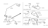 Diagram for 1990 Nissan Hardbody Pickup (D21) Hydraulic Hose - 46411-31G00